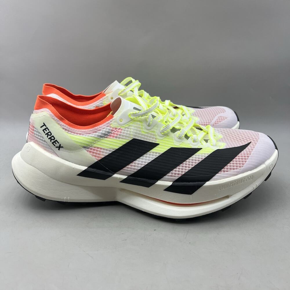Adidas Terrex Agravic Speed Ultra 2 Shoes Men's 10 White Trail Running Sneakers